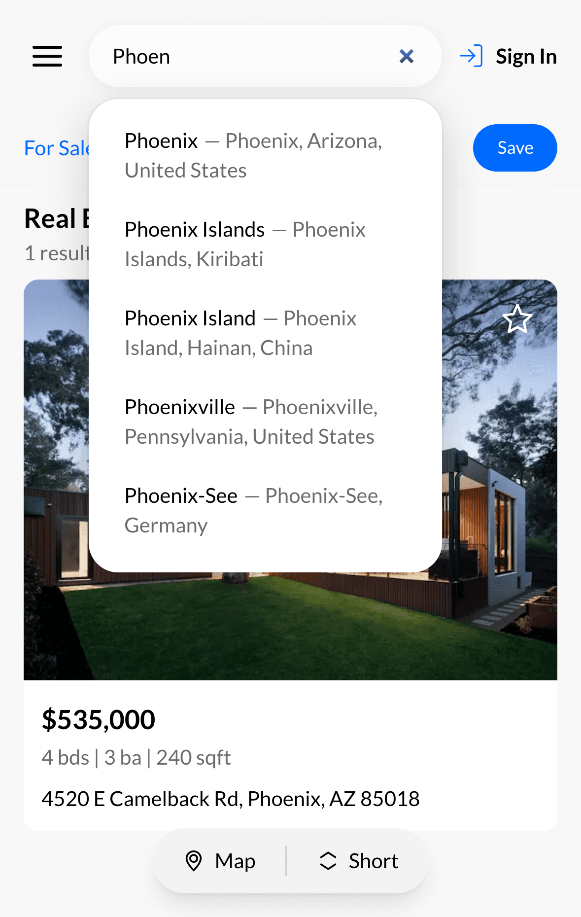 Search by Address or ZIP Code