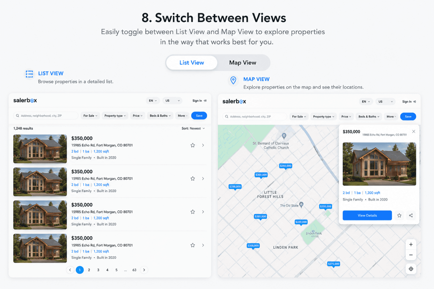 Switch Between Views