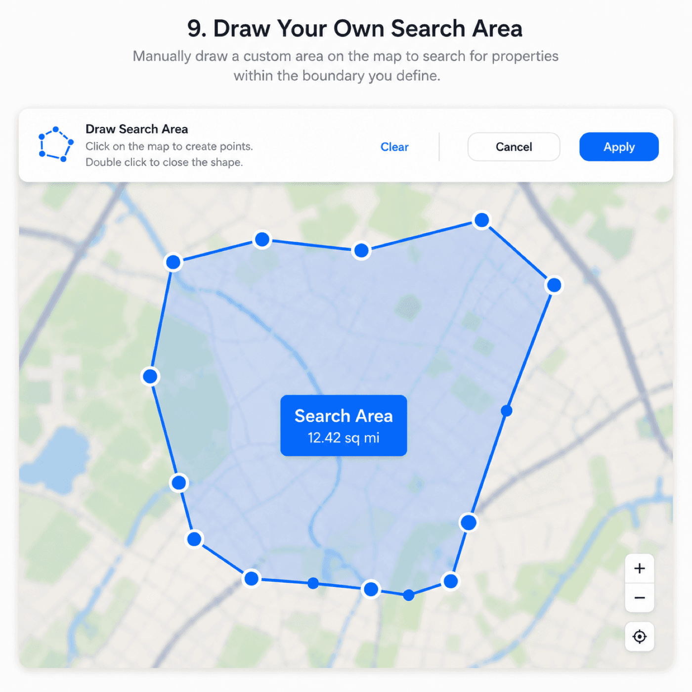 Draw Your Own Search Area